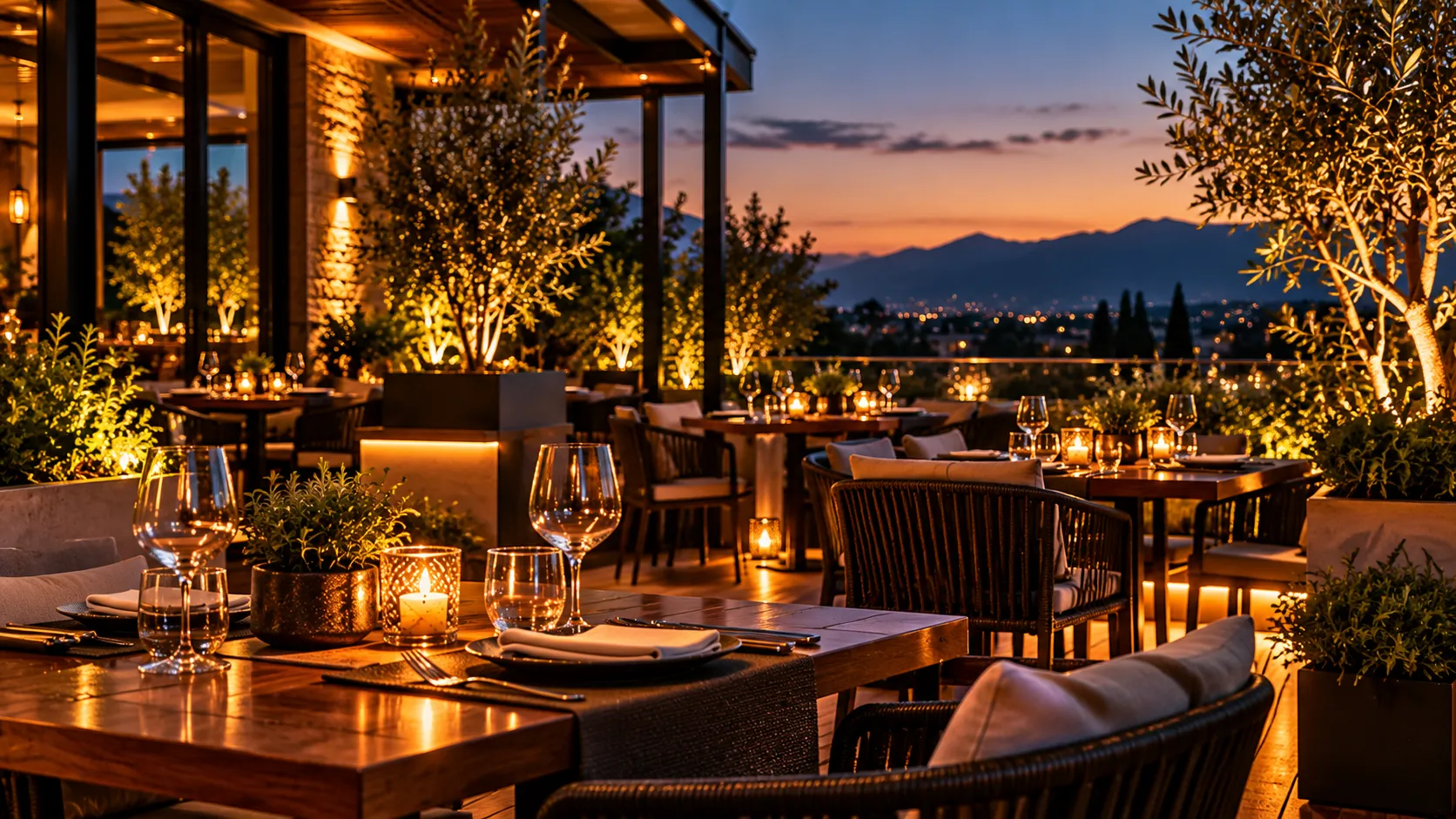 Terraza del restaurante